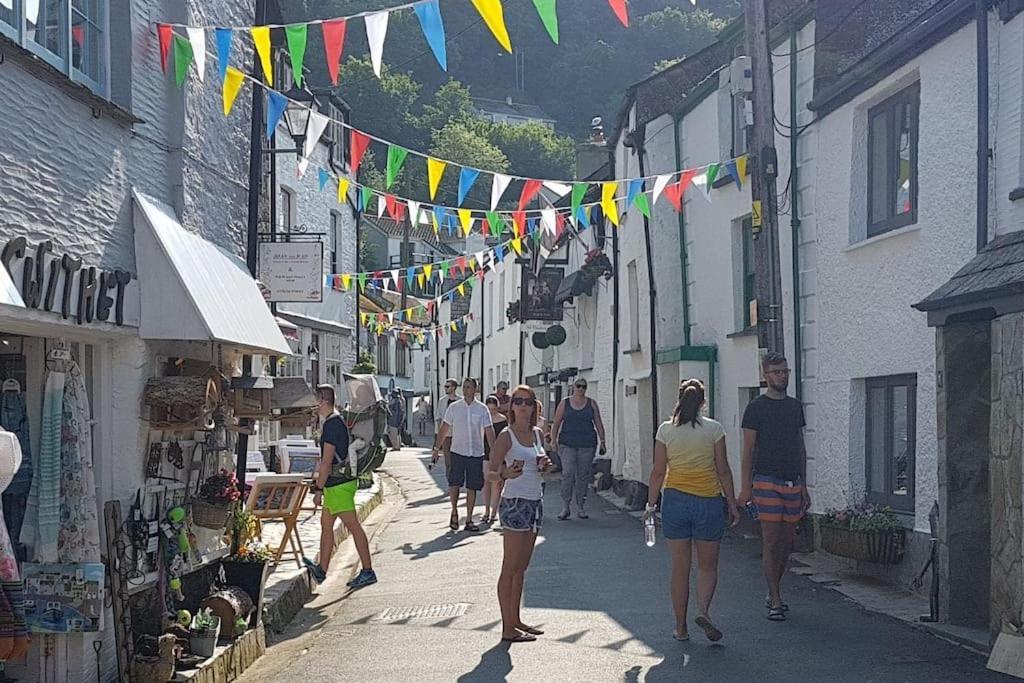 Bijou Coastal Apartment In Polperro With Hot Tub Onsite Parking Downhill Walk To Village Luaran gambar