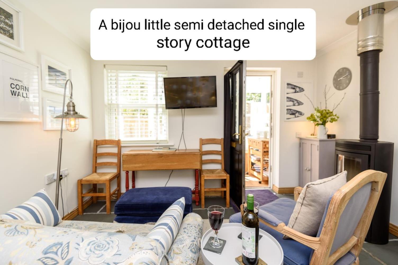 Bijou Coastal Apartment In Polperro With Hot Tub Onsite Parking Downhill Walk To Village Luaran gambar