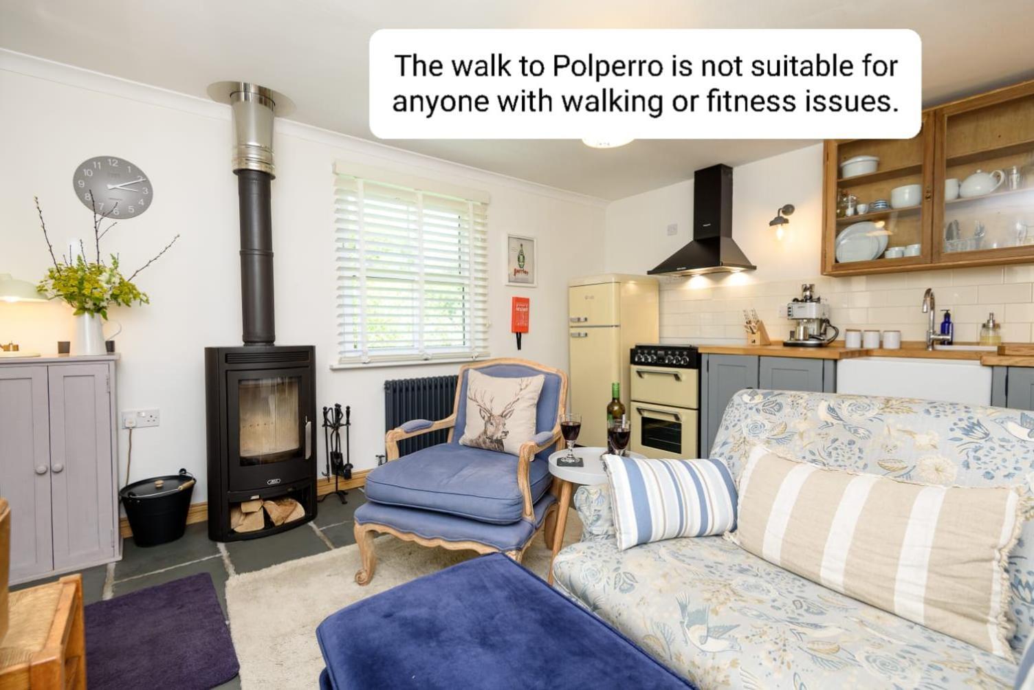 Bijou Coastal Apartment In Polperro With Hot Tub Onsite Parking Downhill Walk To Village Luaran gambar